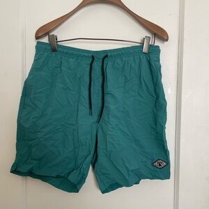 PacSun Teal Swim Trunks